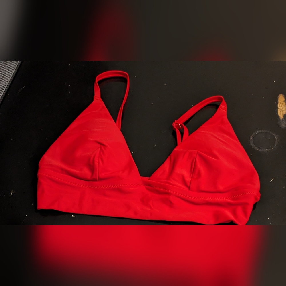 Aerie Triangle Bikini Top Size L